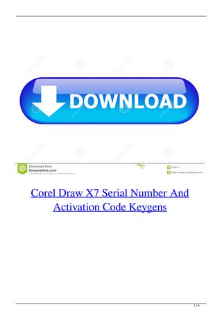 serial number corel draw x7 BAGAS31